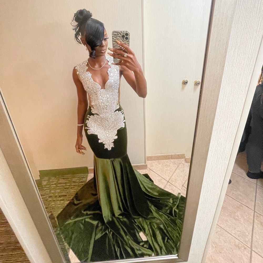 Green Dani Evening Gown
